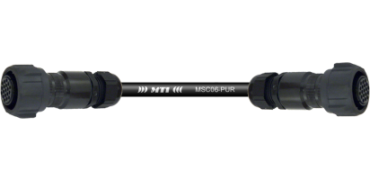 MTI prof. Multicore, 6x2x0,14 mm² PUR,Tourline 19p. fem./fem. m. Ü., 45,0 m