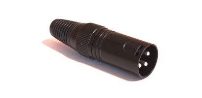 MTI-XLR 3p. Kabelstecker, Black-Series