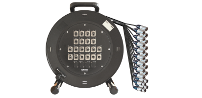 MUKOSYS, 16 In / 4 Out, Neutrik XLR, 25,0 m, GT450.SBR