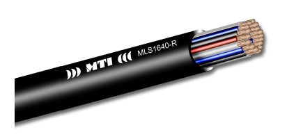 MTI Prof. Speaker-Multicore-Cable, 16x 4,0 mm² O.F.C., schwarz