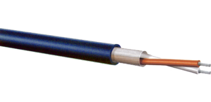 MTI Prof. Miniatur Micro-Cable, AES-EBU 110 Ohm, 1x2x0,19mm², blau