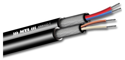 MTI Prof. Twinline Micro-Cable, 2x2x0,22mm², sw