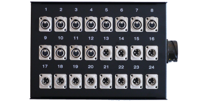 Stagebox 12x XLR-In/12x parallel XLR-Out, TL37 male