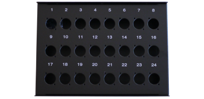 MTI Metall-Stagebox, 24 Bohrungen, Neutrik D-Serie