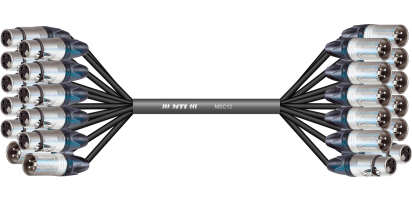 MTI Analog-Loom, XLR fem./male 3p., 10x Inp./2x Outp.