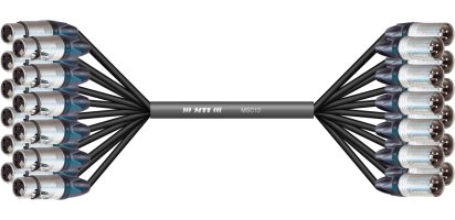 MTI Analog-Loom, XLR fem./male 3p., 12Ch.