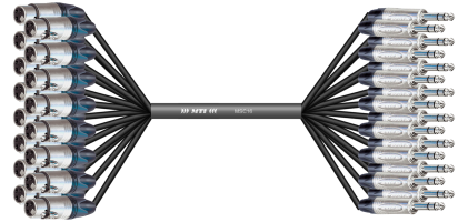 MTI Prof. Analog-Loom, XLR-fem./Klinke 3p., 16Ch.