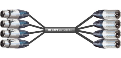 MTI Analog-Loom, XLR-fem./male 3p., 4Ch.