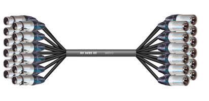 MTI First Class Analog-Loom, XLR-fem./male 3p., 12Ch.