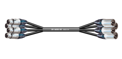 MTI First Class Digital-Loom, XLR-fem./male 3p., 4 Ch.