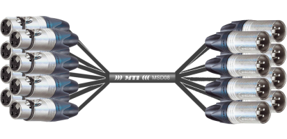 MTI First Class Analog-Loom, XLR-fem./male 3p., 8Ch.