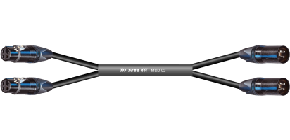 MTI First Class Digital-Loom, XLR-fem./male 3p., 2 Ch., sw