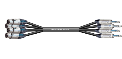 MTI First Class Digital-Loom, XLR-fem./Klinke 3p., 4 Ch.