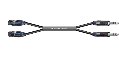 MTI First Class Digital-Loom, XLR-fem./Klinke 3p., 2 Ch., sw