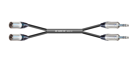 MTI First Class Digital-Loom, XLR-male/Klinke 3p., 2 Ch.