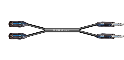 MTI First Class Digital-Loom, XLR-male/Klinke 3p., 2 Ch., sw