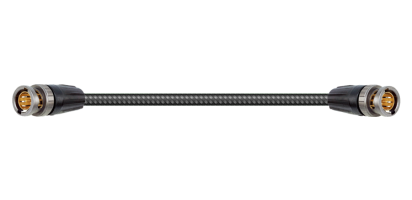 MTI Video-Cable, 2x BNC 75 Ohm, Goldkontakt, SDI/HDTV/VOLLBILD, sw.