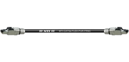 MTI CAT5e-PUR/H AWG24/7, Metall RJ45