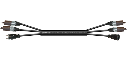 MTI CAT.5e 2x Ethercon/1x Schuko-St./-Kupplg.Vollgummi 3x 2,5 mm²