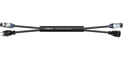 MTI Prof.1x DMX-Kombi-Core, Schukost. XLR-fem.3p., Schukobu. XLR-male 3p.