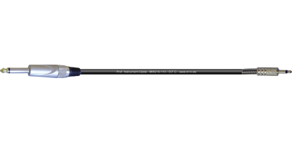MTI Instr.-Cable, Mini-Klinke/Klinke 2pol., schwarz