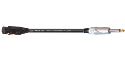 MTI Speakercable, 2x1,5mm², XLR-fem./Klinke
