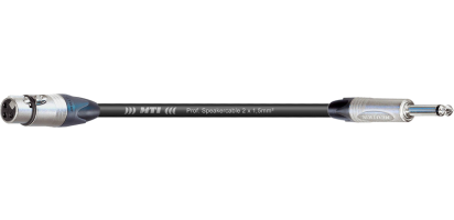 MTI Speakercable, 2x1,5mm², Neutrik XLR-fem./Klinke