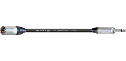 MTI Speakercable, 2x2,5mm², Neutrik XLR-male/Klinke