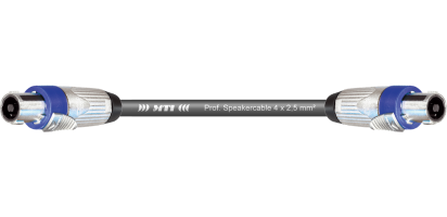 MTI Speakercore, 4x 2,5mm², Speakon 4pol. Metall
