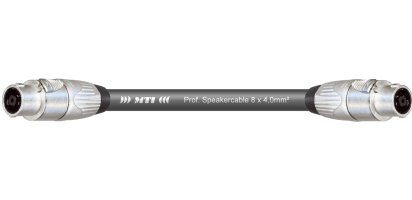 MTI Speakercore, 8x 4mm², Speakon 8pol. fem., Metall
