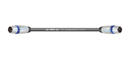 MTI Speakercore, 4x 4,0 mm², Speakon 4pol. Metall female/female