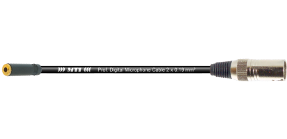 MTI Digital Micro-Cable, Mini-Kl.-Bu.3p./XLR-male 3p.
