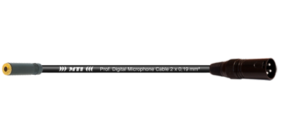 MTI Digital Micro-Cable, Mini-Kl.-Bu.3p./XLR-male 3p.