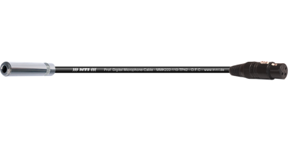 MTI Digital Micro-Cable, Kl.-Buchse/XLR-fem. 3p.