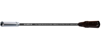MTI Digital Micro-Cable, Kl.-Buchse/XLR-male 3p.