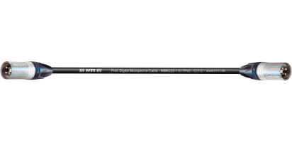 MTI Digital Micro-Cable Gender Changer, XLR-male/male 3p.