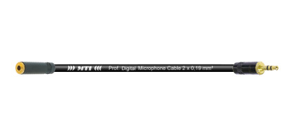 MTI Digital Micro-Cable, Mini-Kl.-Bu./Mini-Kl.3p.sw.gold