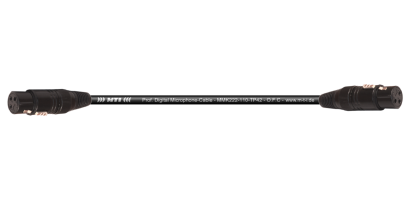 MTI Digital Audio-Adapter, XLR-fem./fem. 3p., 0,3 m