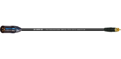 MTI Digital Audio-Adapter, Neutrik XLR-male 3p./RCA-Cinch Goldkontakte, 0,3 m