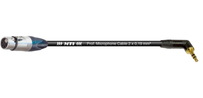 MTI Digital Micro-Cable, XLR-fem. 5p./Mini-Winkel-Kl. 3p., br.