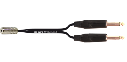 Y-Cable, Mini- Klinkenbu. 3p./ 2x Klinke 3p.