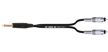 Y-Cable, Klinke 2p./ 2x Cinch
