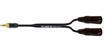 Breakout-Cable, Mini-Kl. 3p./2x XLR-male