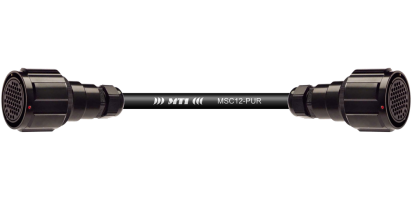 Multicore-Kabel TL37 fem./fem. m.Ü., 12-Ch., PUR