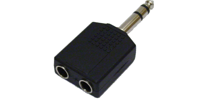 MTI-Adapter, 2x Klinkenbuchse/1x Klinkenstecker 3-p.