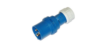 MTI-CEE-Kabelstecker 3p., 16 Ampere, blau