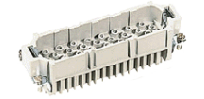 Stiftkontaktträger, 64pol., HAN-D 24B