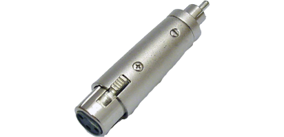 MTI-Adapter, XLR-fem./Cinch-Stecker