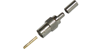 MTI BNC-Kabelkupplung, RG 59, 75 Ohm, Crimp