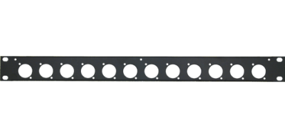 MTI Patch-Panel, 12 Bohrungen - D-Serie